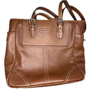 Coach Leatherware Est. 1941 Brown Leather Tote Bag # F0720-F11396